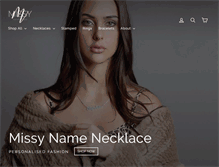 Tablet Screenshot of namenecklace.com.au