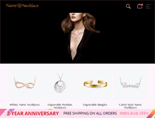 Tablet Screenshot of namenecklace.com